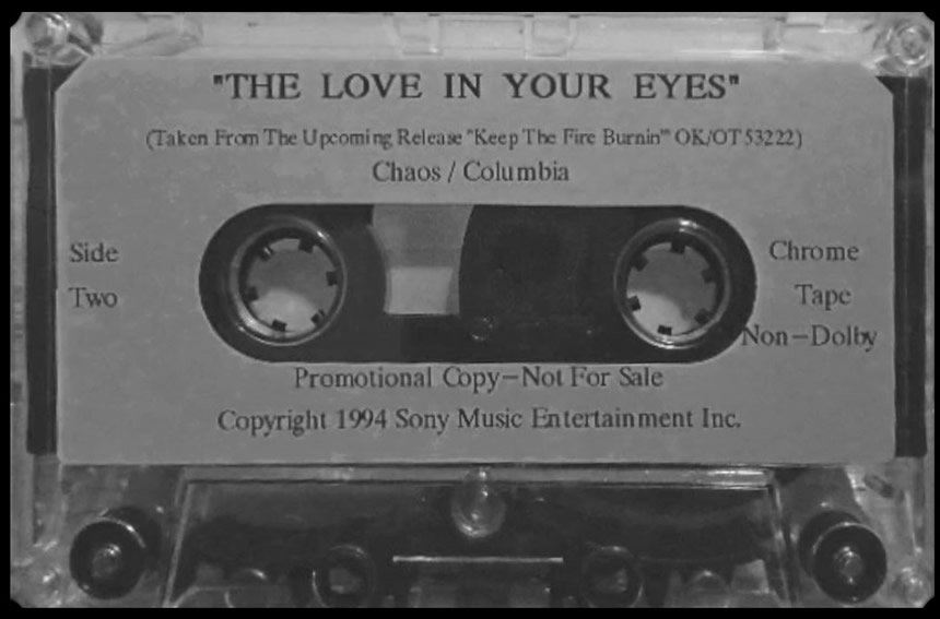 The Love In Your Eyes - Promo Cassette